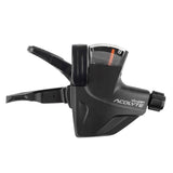 MicroSHIFT Acolyte 8-speed road bike shifter with quick trigger and short-reach triggers for smooth gear shifting.