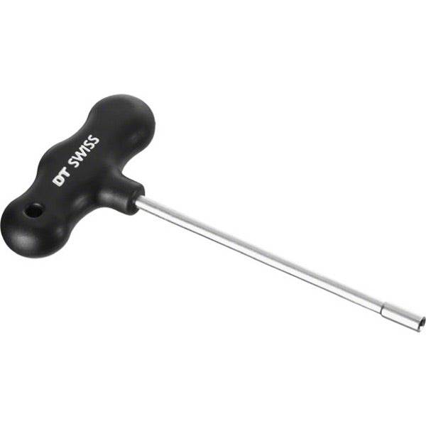 DT Swiss Proline Nipple Wrench for hidden Torx nipples, workshop tool for wheel building and maintenance.