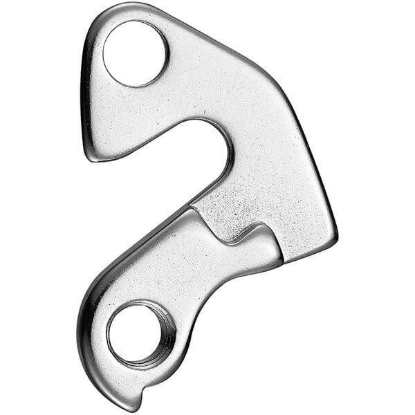 M Part gear hanger for bikes, durable replacement component compatible with various bike brands, shown mounted on a bicycle frame.