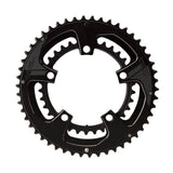 Praxis Works CR-110 BCD Buzz Rings 52/36 tooth compact road chainrings for 10/11/12-speed bikes, shown with teeth detail.