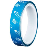Schwalbe tubeless rim tape for high pressure road bike wheels, 19-37mm, showing black tape installed on bicycle rim.