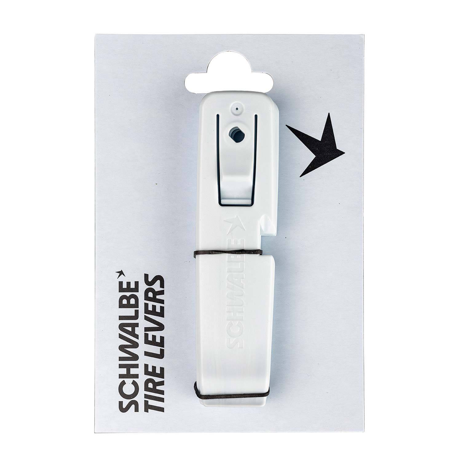 Schwalbe Tyre Levers pack of 3, ergonomic bike tire removal tools for easy tire changes and maintenance.