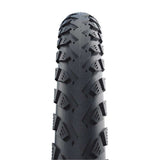Schwalbe Land Cruiser K-Guard puncture-resistant MTB and hybrid road tire with rugged tread pattern for versatile cycling.