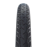Schwalbe Road Cruiser Plus tire with durable puncture protection and eco-friendly compound, suitable for road cycling.
