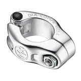 Dia-Compe MX1500N bike seat clamp for 28.6mm tubes with finishing kit, showing the component and hardware for bicycle seat adjustments.