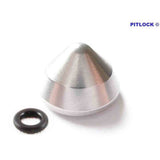 PITLOCK M5-Axle bike skewer endcap, secure finish cover cap, black protective accessory for bicycle security.