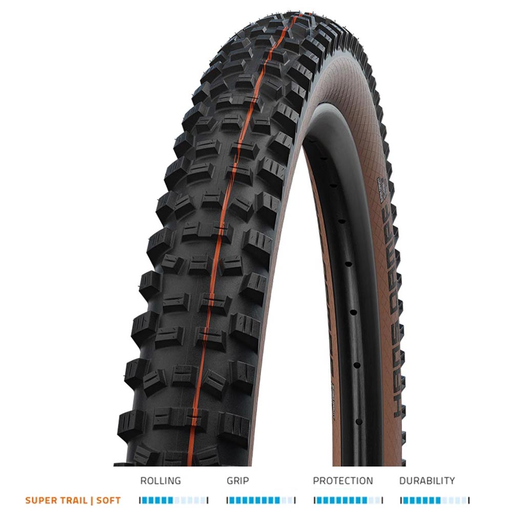schwalbe tyre hans dampf addix super trail soft folding tle p127373