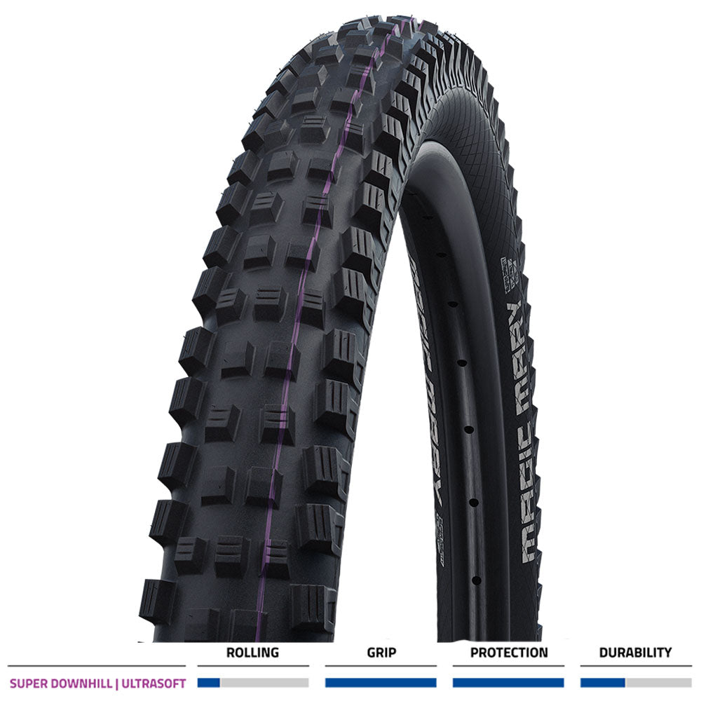 schwalbe tyre magic mary super downhill ultra soft folding tle p127352
