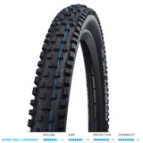 schwalbe tyre nobby nic super trail speedgrip tle p127385