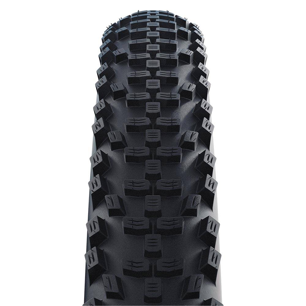 Schwalbe Smart Sam mountain bike tyre with puncture protection and versatile tread, suitable for off-road cycling.
