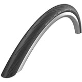 Schwalbe Lugano II road tyre with K-Guard puncture protection and silica compound for enhanced durability.