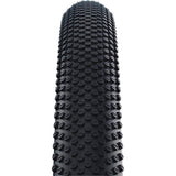 Schwalbe G-One Allround Addix RaceGuard gravel and e-bike folding tyre with tread pattern, sidewall, and branding visible.
