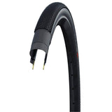 Schwalbe G-One Allround Addix RaceGuard gravel and e-bike tyre with folding design and durable tread for versatile riding.