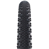 Schwalbe G-One Bite Evo gravel tire with tubeless-ready design, featuring a superground tread for off-road and gravel cycling.