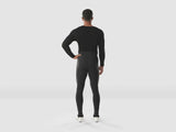 Trek Circuit Thermal Unpadded Cycling Tights in black, fitted long cycling gear designed for warmth and performance.