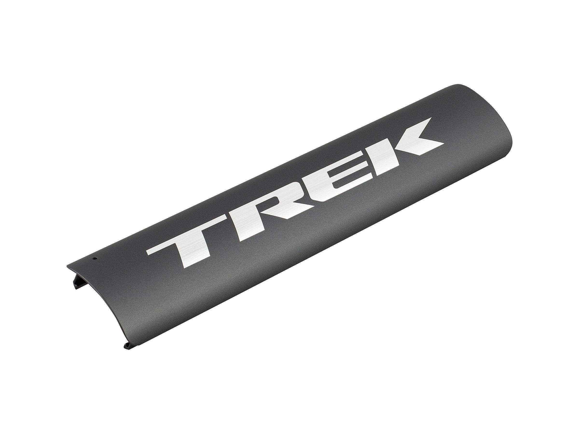 Trek Allant+ 9 battery cover in chrome and Dnister black protective case, showing the durable, sleek component design.