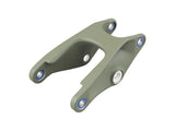 Trek Slash 29 frame linkage part for 2022 model, suspension upgrade component, black metal with visible mounting points.