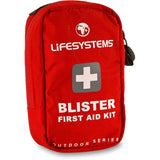 Lifesystems blister first aid kit with cleansing wipes and plasters, outdoor first aid accessories for treating blisters.