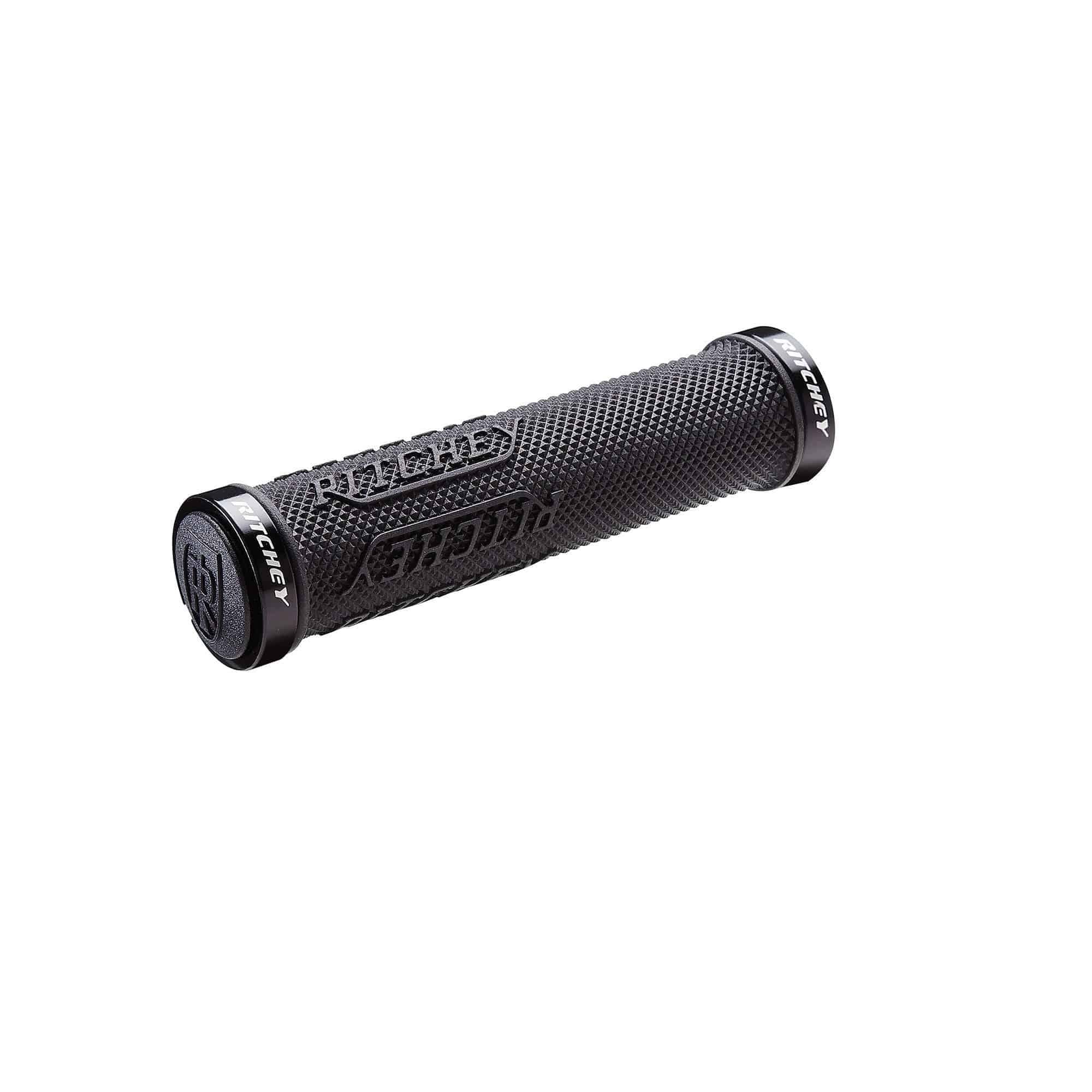 Ritchey Comp Trugrip X Locking MTB Handlebar Grips: BLACK 130MM | Swinnerton Cycles
