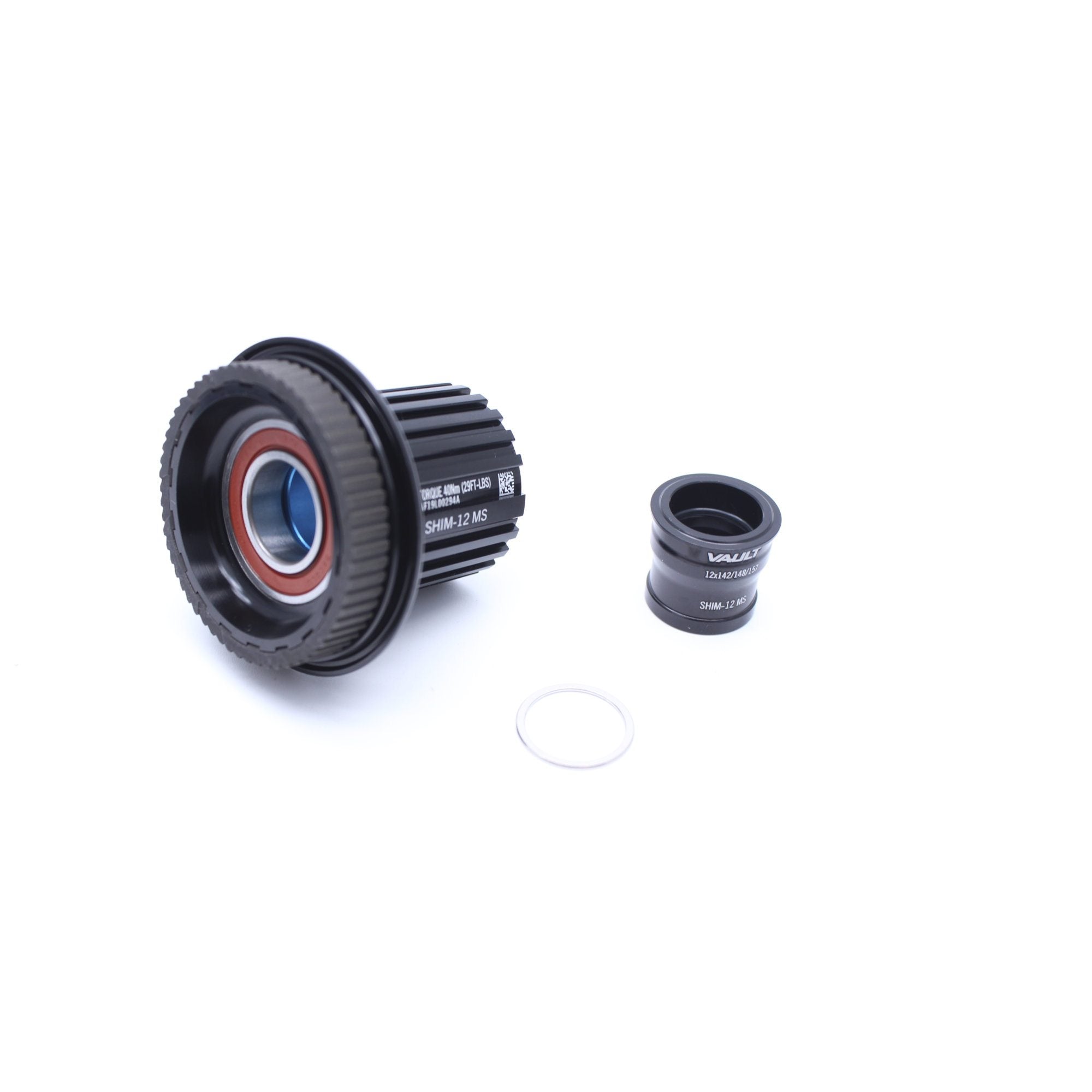 Race Face Cassette Body Vault Shinano Microspline 60T hub replacement spares, showing the detailed components of the hub.