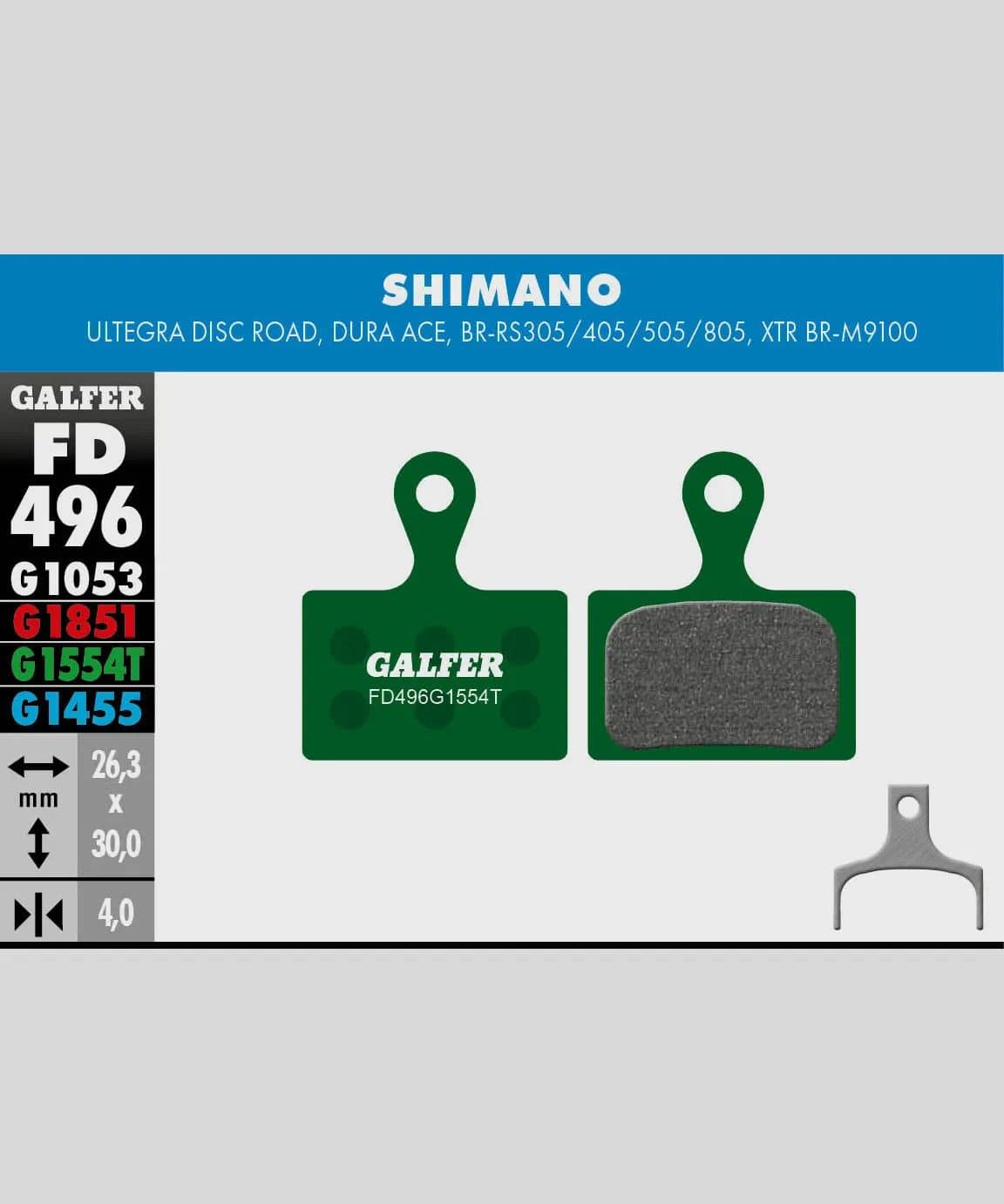 Galfer Pro bike disc brake pads for downhill and enduro racing, high-performance components with durable braking surface