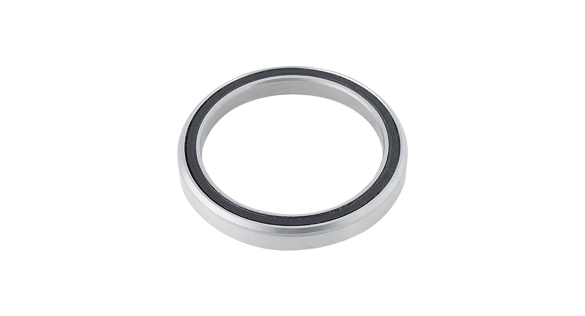 Silver Trek E2 FSA headset lower bearing with 36-degree angle for Trek bikes, component part for smooth steering performance.