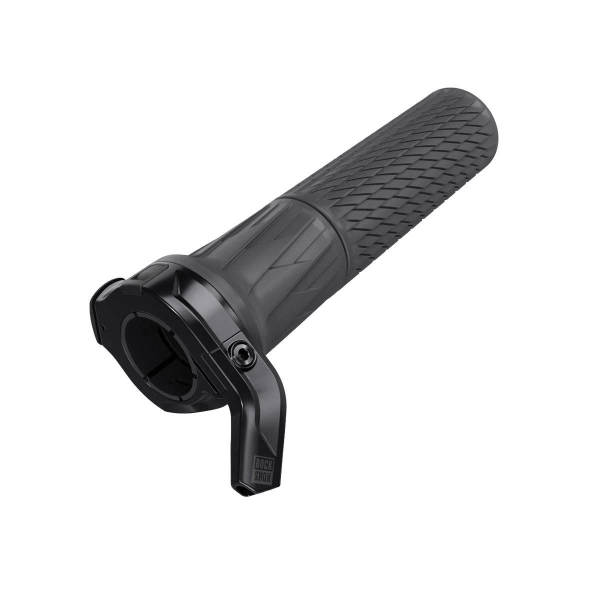 RockShox Spare - Remote - Twistloc Full Sprint Left 10mm Cable Pull (Includes Straight, Curved Cable Guides, Left, Right Grips) - Metric Rear Shocks, Rl (2013+) Charger Dampers A1: BLACK | Swinnerton Cycles