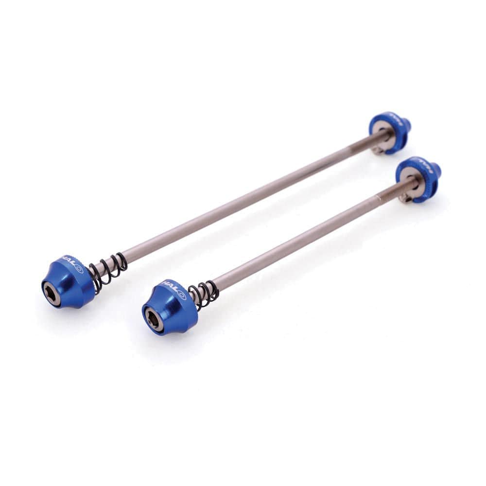 Halo Hex Key Skewers for bikes with no-turn tab and serrated grip, durable bike component for secure wheel attachment.