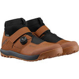 Shimano GE9 GORE-TEX mountain bike shoes with BOA Fit System, showing waterproof upper and secure closure for cycling.