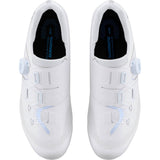 Shimano RC5 Road Cycling Shoes with BOA Fit System and carbon midsole, shown in black with sleek design and closure dials.