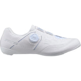 Shimano RC5W women's road cycling shoes with BOA Fit System, featuring sleek design and breathable materials.