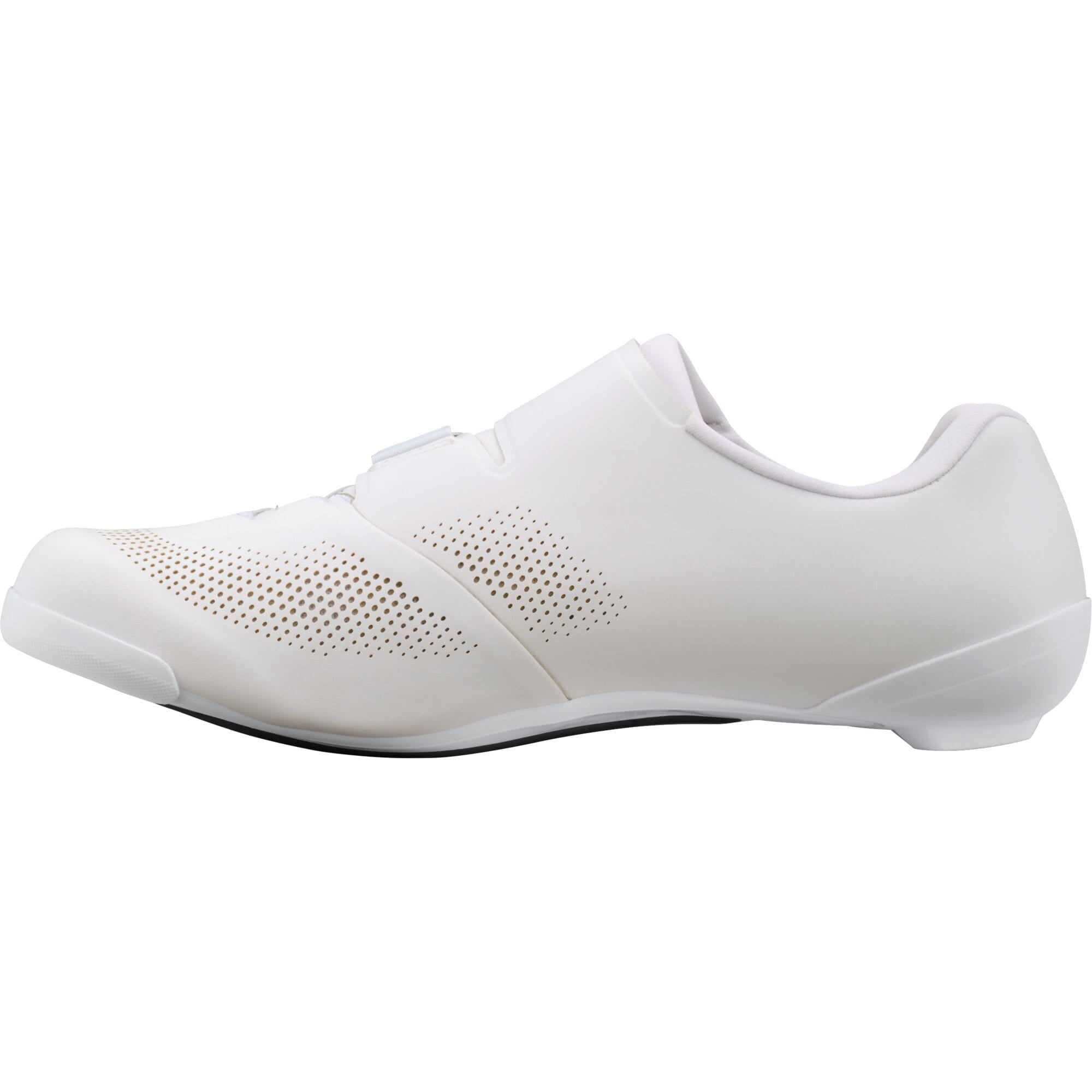 Shimano RC7W women's road cycling shoes with BOA Fit System and carbon midsole, shown in a sleek design.
