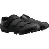 Shimano XC1 mountain bike shoes with SPD cleats, featuring grip soles and comfort fit, designed for cycling enthusiasts.