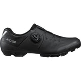 Shimano XC3W women's mountain biking shoes with BOA Fit System and SPD compatibility, shown from a front view.