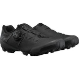 Shimano XC3W Women's Mountain Biking Shoes with BOA Fit System and SPD compatibility, shown in black with rugged outsole.