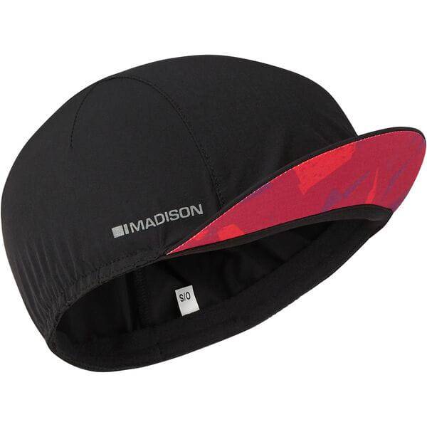 Madison Roam Cap headwear, moisture-wicking cycling hat with stretch fit, designed for comfortable active wear.