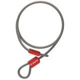 Zefal K-Traz bike cable lock with vinyl coating, 220cm length, includes Velcro strap for securing bicycles and accessories.