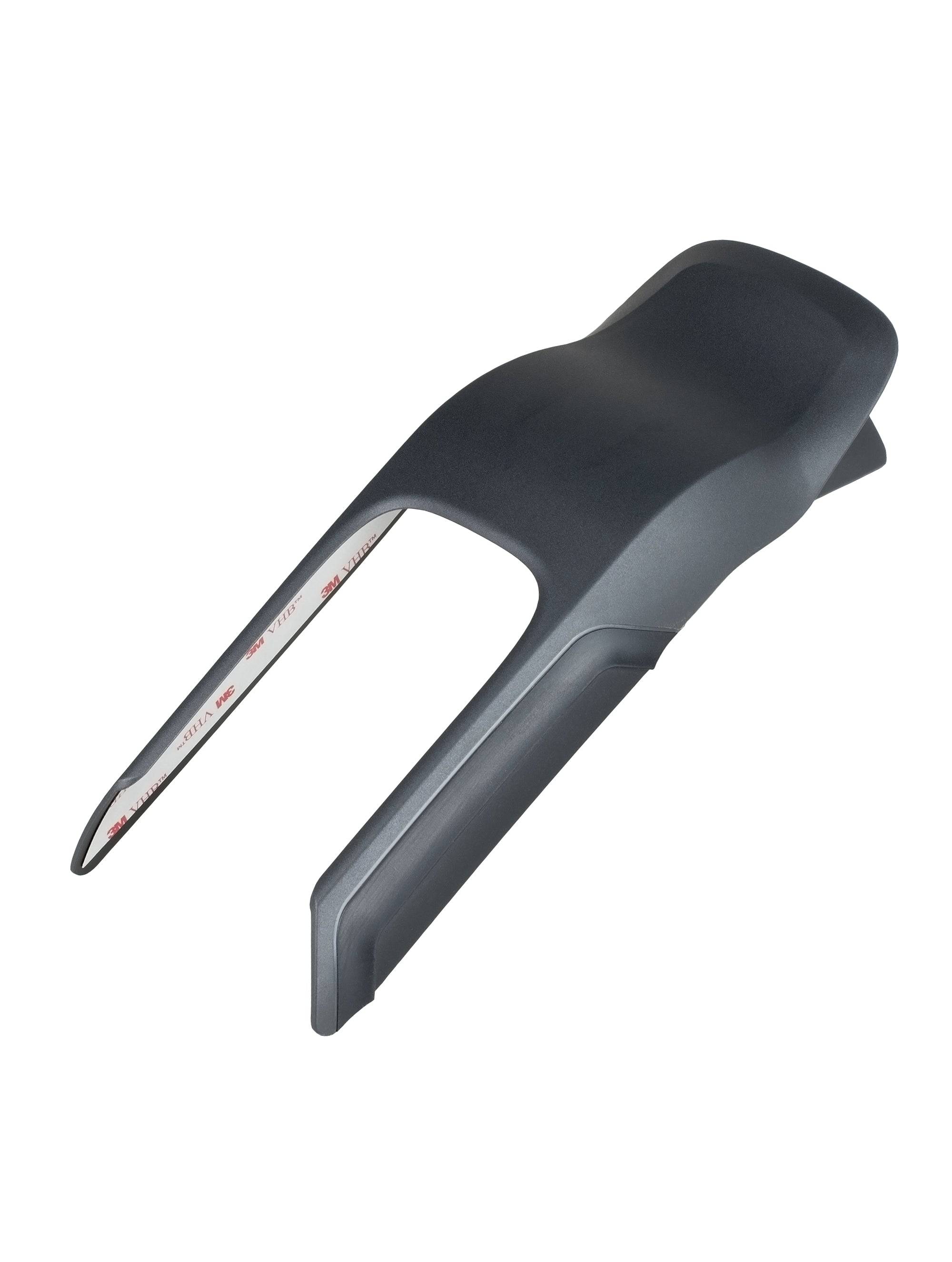 Black Trek Powerfly e-MTB battery cover in protective case, designed to fit Trek e-MTB batteries for added protection.