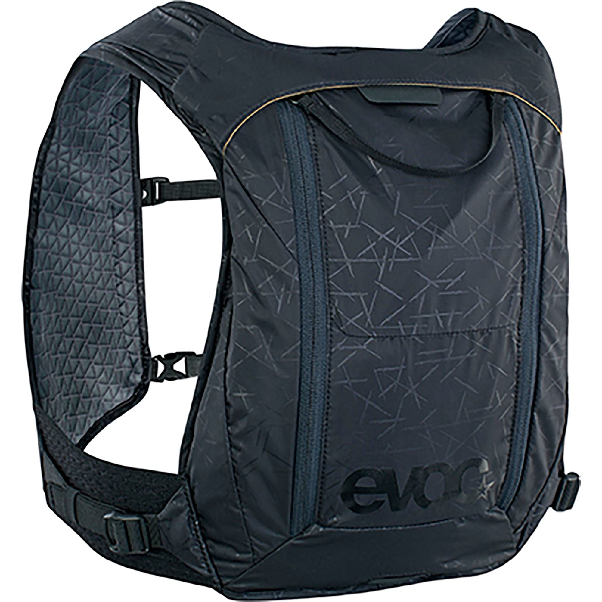 EVOC Hydro Pro 3L hydration pack with 1.5L bladder, cycling hydration bag, black and gray EVOC accessories for outdoor activities