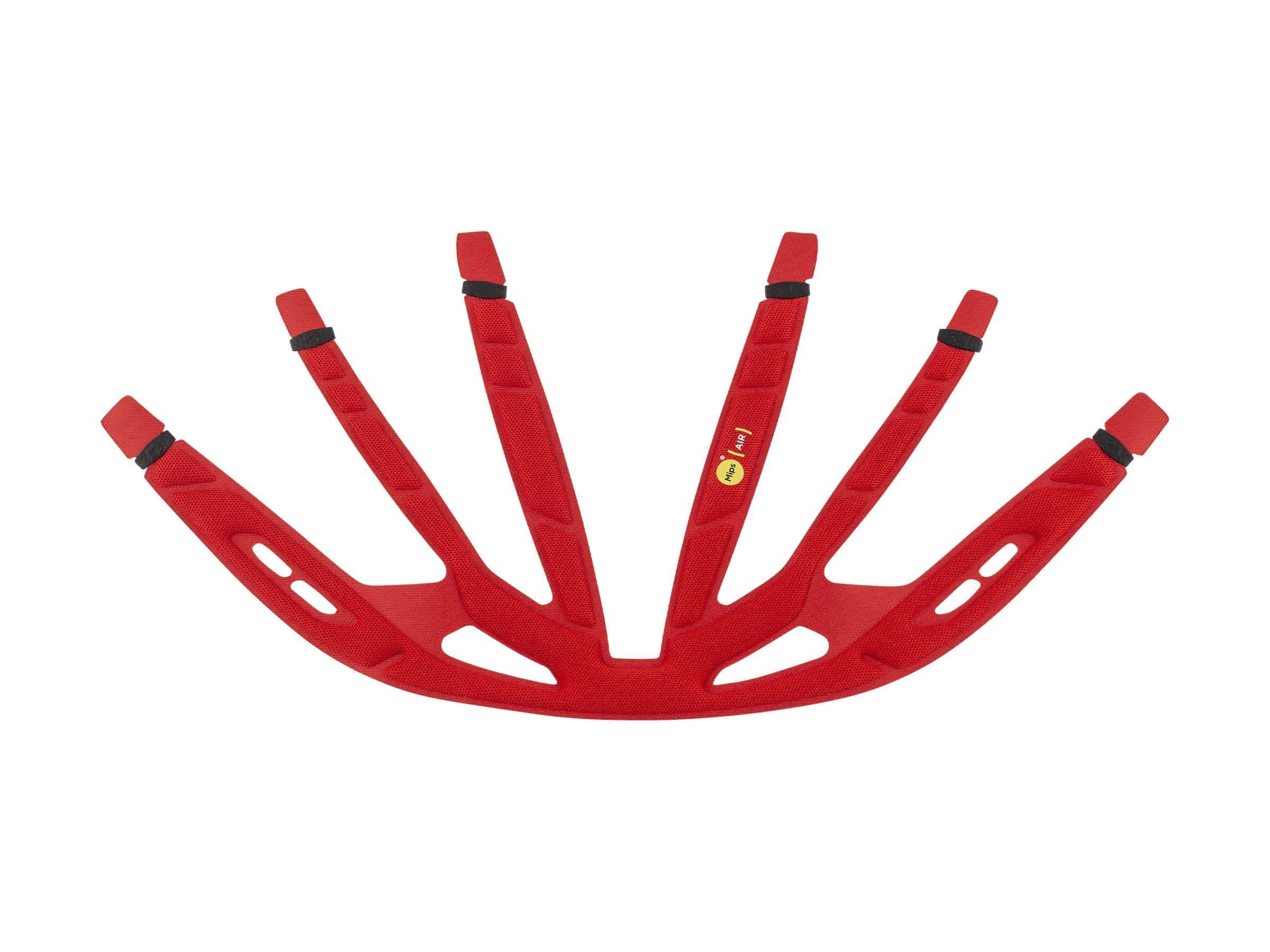 Red Trek Velocis Mips helmet medium fit pad, replacement cycling accessory, with breathable foam and secure attachment system.