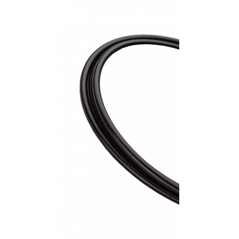 Jagwire 5mm KEB Slick-Lube brake housing with black end caps, 10m linear strand, for bike braking components