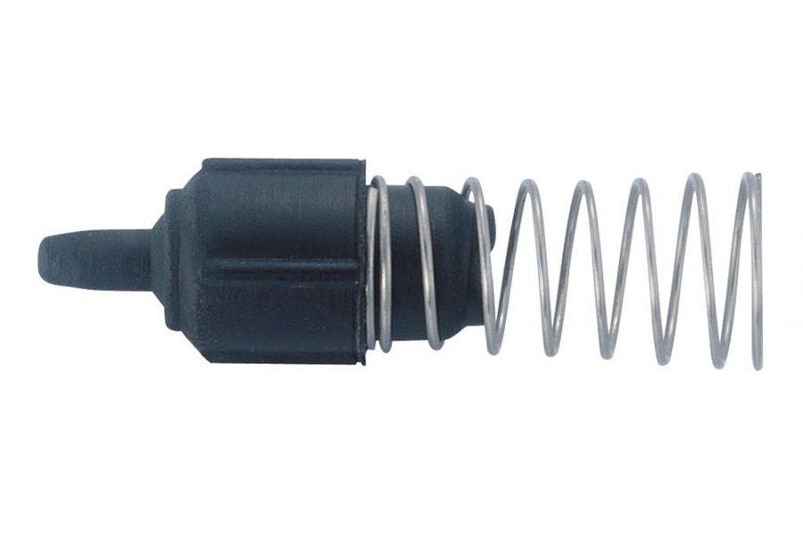 Topeak JoeBlow Mountain check valve accessory for pump air flow control and inflation, shown in the image.