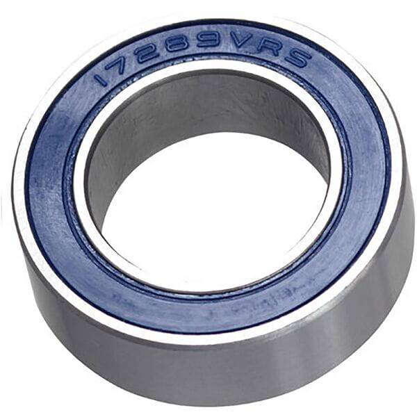 M Part MAX DR17289V LLU bicycle suspension pivot bearing, double row 17x28x9 components, close-up view of bearing in a bicycle part