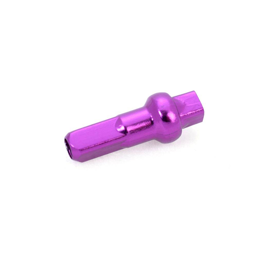 Halo Alloy Dsn Nipples for Aero Spokes, lightweight and corrosion-resistant wheelset components, pack of 50 for bicycle wheels.