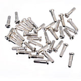 Halo XL Brass Nipples for deep section wheels, durable and corrosion resistant, shown in a pack of 100 components.