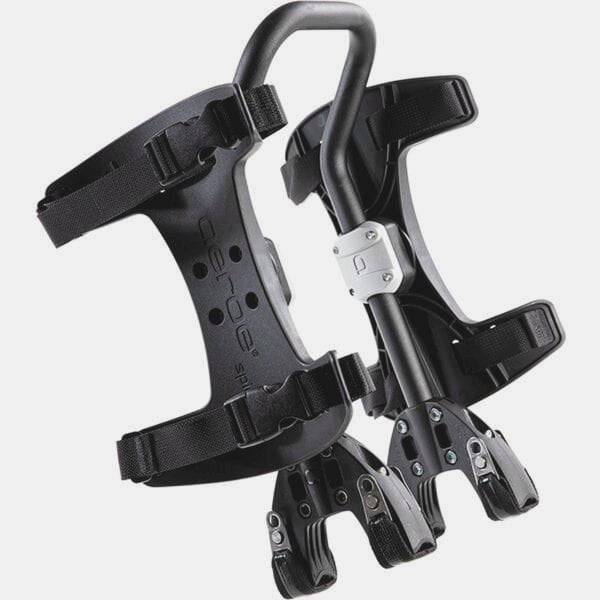 Aeroe Spider Cradle bike rack accessory in black, designed to expand carrying capacity for bicycles.