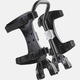 Aeroe Spider Cradle bike rack accessory in black, designed to expand carrying capacity for bicycles.