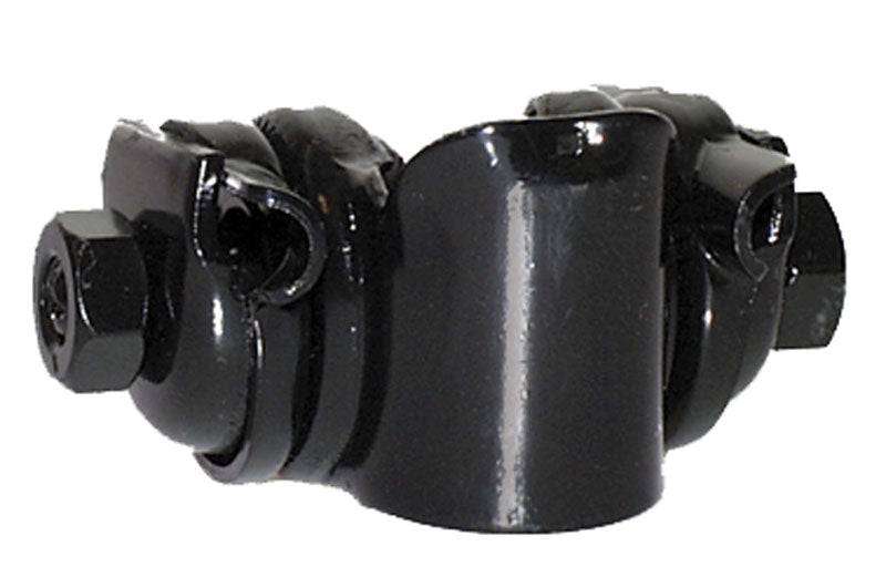 Swinnerton Cycles Bob Elliot saddle clips for secure, durable bicycle saddle attachment, shown attached to a bicycle seat.