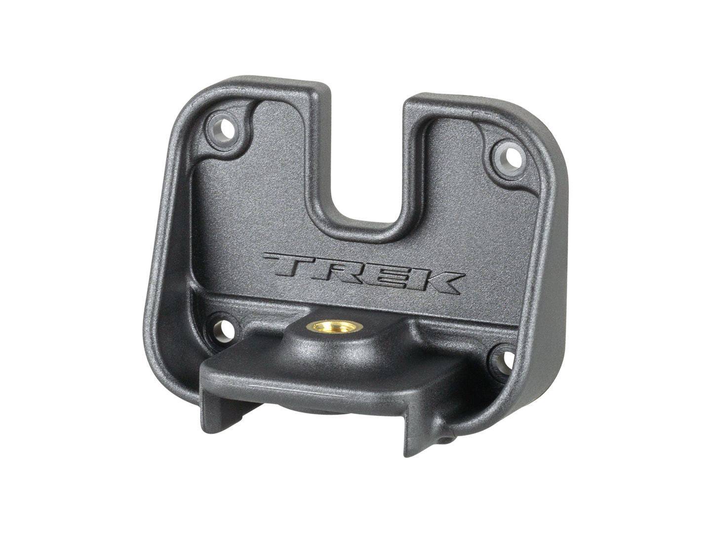 Black Trek Fuel EXe upper battery end cap for E-bike, replacement component for Trek 2023-2024 Fuel EXe model.