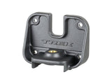 Black Trek Fuel EXe upper battery end cap for E-bike, replacement component for Trek 2023-2024 Fuel EXe model.